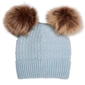 Northeast Outfitters Cozy Cabin Youth Double Pom Beanie